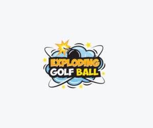 Exploding Golf Ball | Logo-Design von Ena