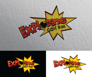 Exploding Golf Ball | Logo Design by Iris 3