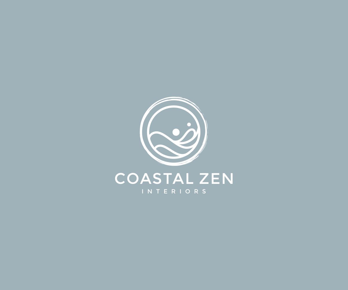Logo-Design von Fat Bat Man für Coastal Zen Interiors | Design #26763931