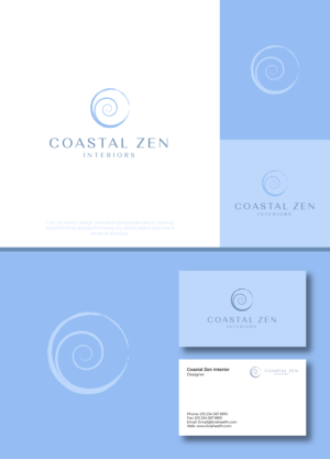 Logo-Design von meolico für Coastal Zen Interiors | Design: #26764989