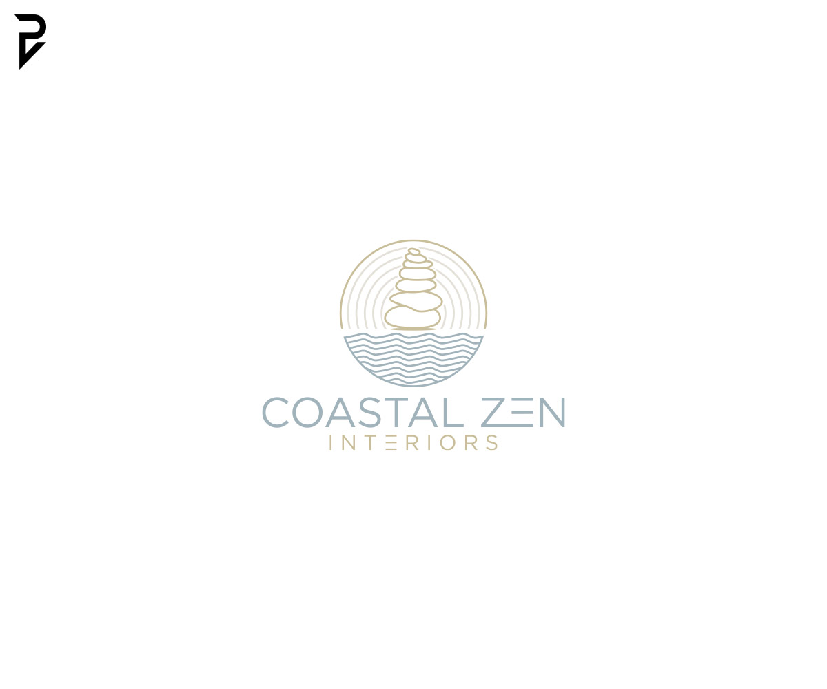 Diseño de Logo por poisonvectors para Coastal Zen Interiors | Diseño #26759043