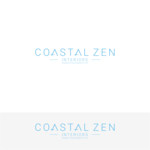 Logo Design by graphicssquare for Coastal Zen Interiors | Design: #26757783