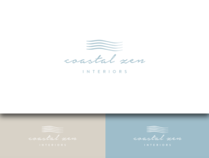 Coastal Zen Interiors | Logo Design by wonderland