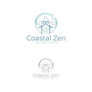Coastal Zen Interiors | Logo Design by Graphic Bricks