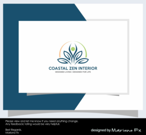 Logo-Design von Mariono Fx für Coastal Zen Interiors | Design: #26757760