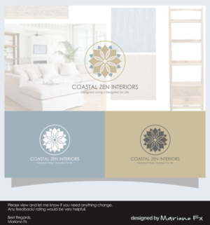 Logo-Design von Mariono Fx für Coastal Zen Interiors | Design: #26764966