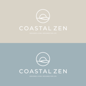 Coastal Zen Interiors | Logo Design by Ivan varian