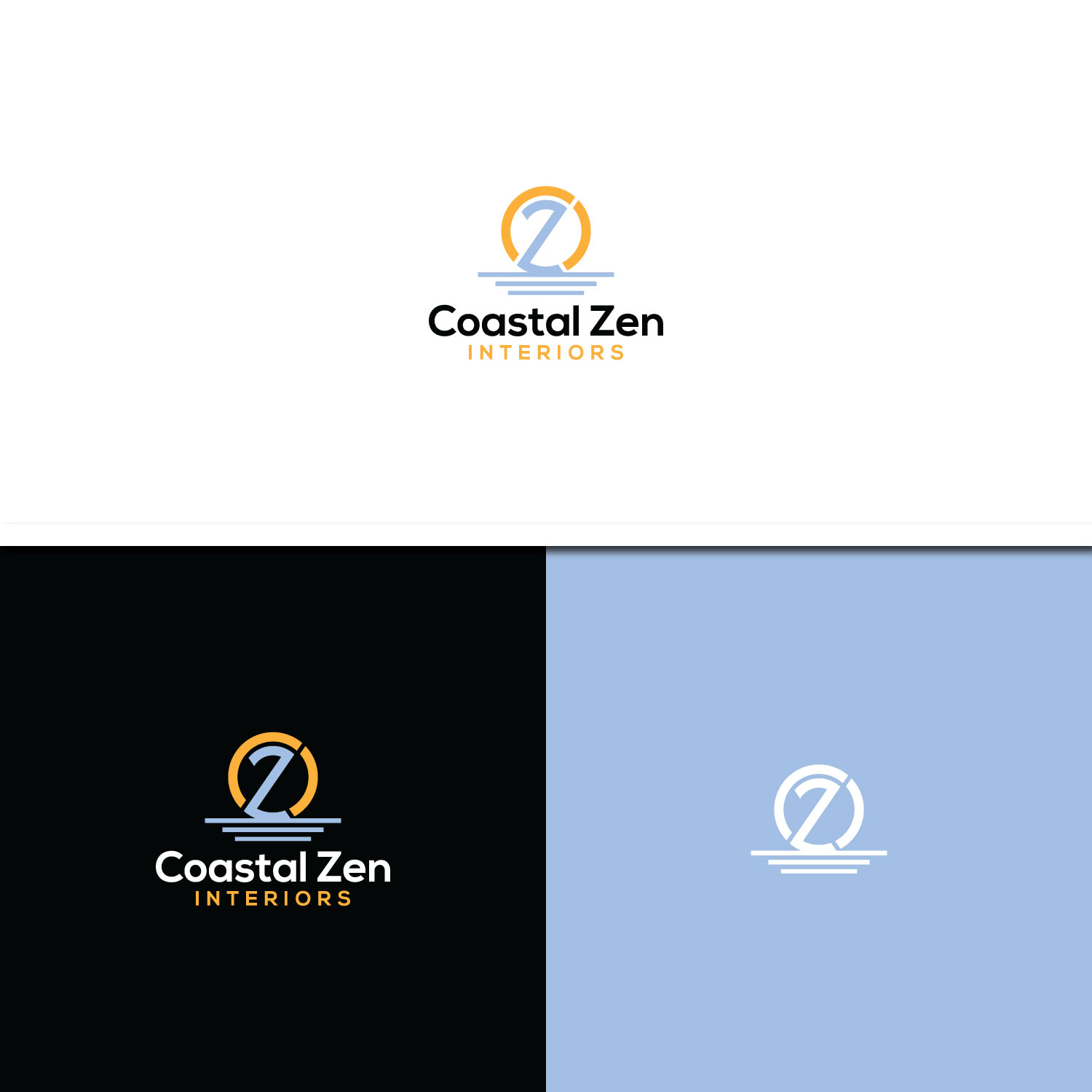 Logo Design by Md Shehidul Islam Rimon for Coastal Zen Interiors | Design #26759507