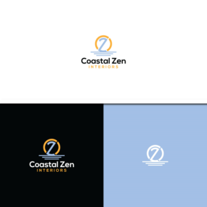 Coastal Zen Interiors | Logo Design by Md Shehidul Islam Rimon