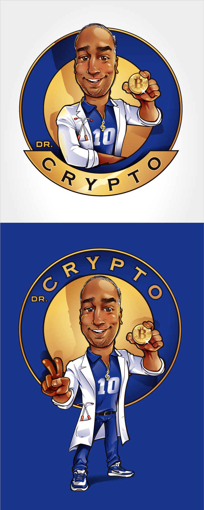 Mascot Design by Suprakash 3 for The Blockchain Linguistics Foundation | Design #26778011