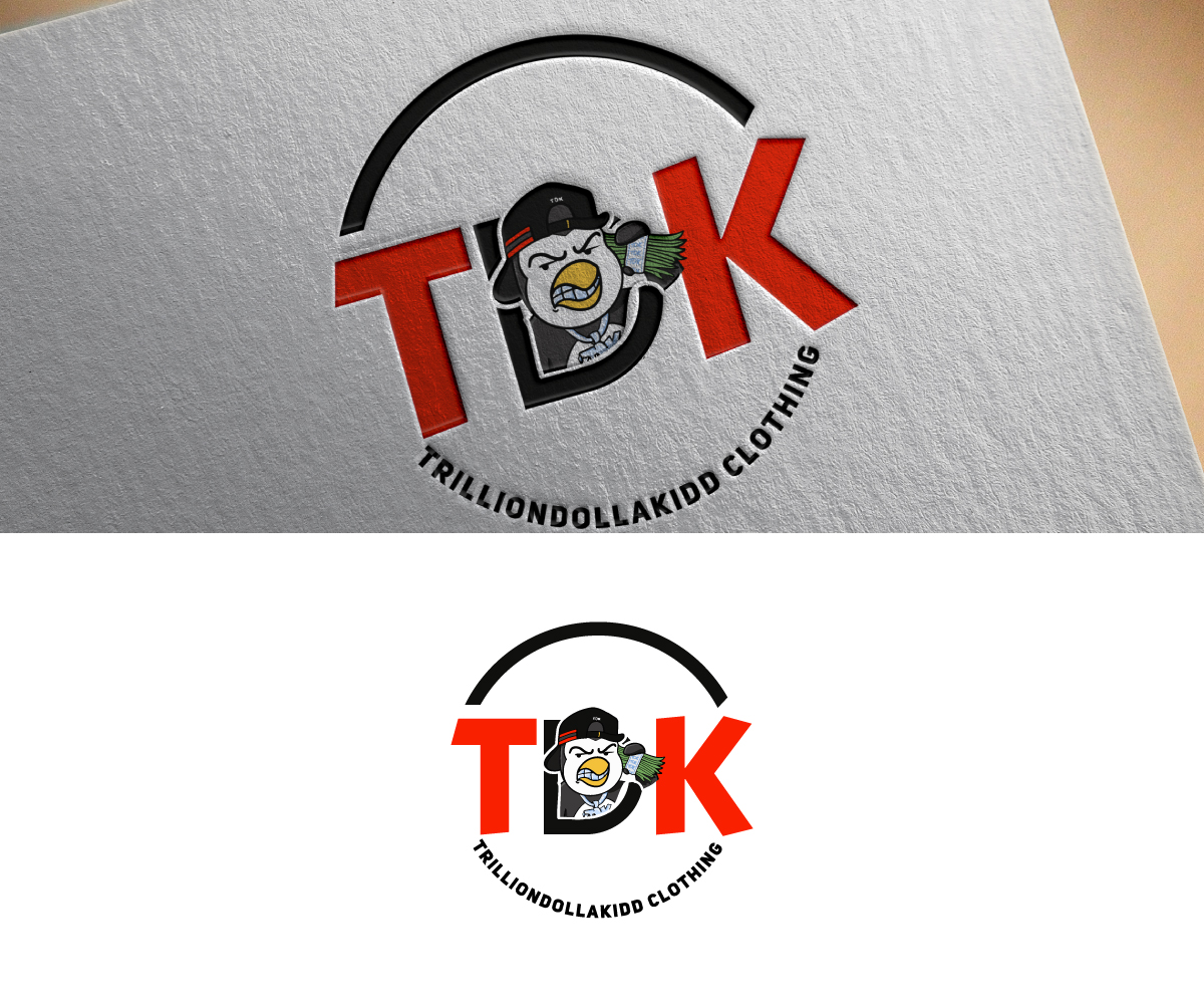 Logo Design by MaToTiPiLa for TrillionDollaKidd Chicago Clothing  | Design #26757635