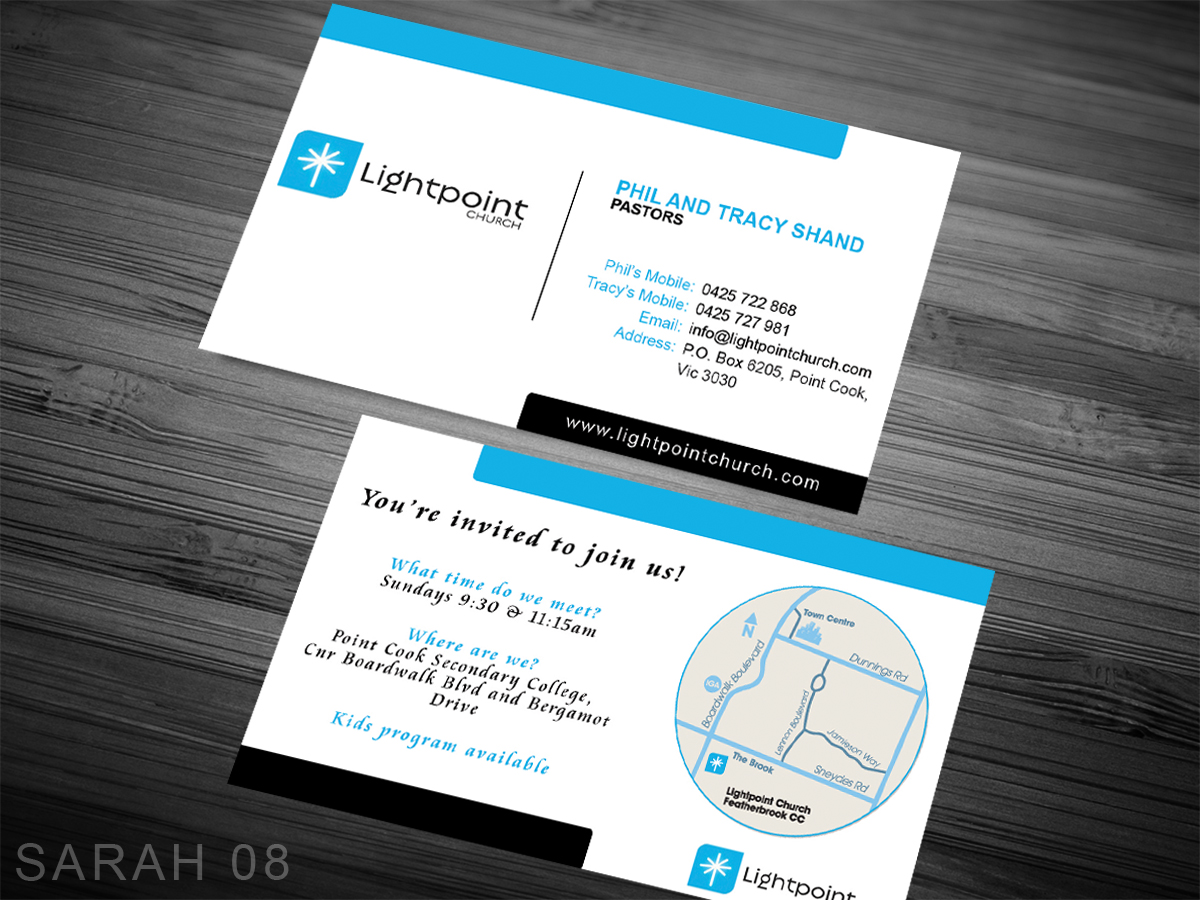 Business Card Design by Sarah Haroon for this project | Design #3062235