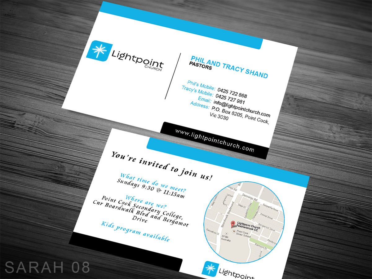 Business Card Design by Sarah Haroon for this project | Design #3068647