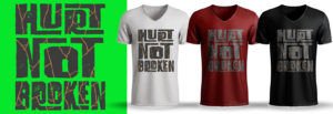 Hurt not broken circle style design for a t shirt | T-shirt Design by Al Pech