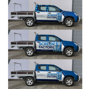 Large logo design on utility truck. | Car Wrap Design by Yoga Tri