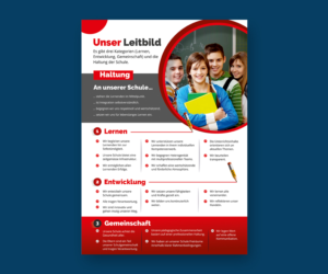 Leitbildgestaltung für eine Sekundarschule | Graphic Design by ecorokerz