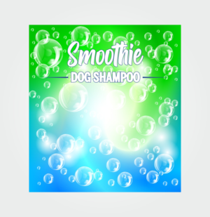 Projet graphique pour Display présentoirs de shampooings pour chiens  smoothie | Signage Design by Maestroto