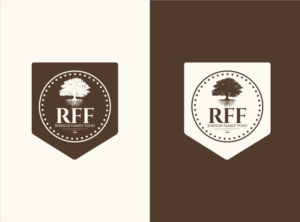 It can have just the initials RFF with name underneath or whatever looks good in a design. | Logo Design by nikkiblue