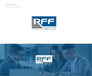 It can have just the initials RFF with name underneath or whatever looks good in a design. | Diseño de Logo por Ng V Duc