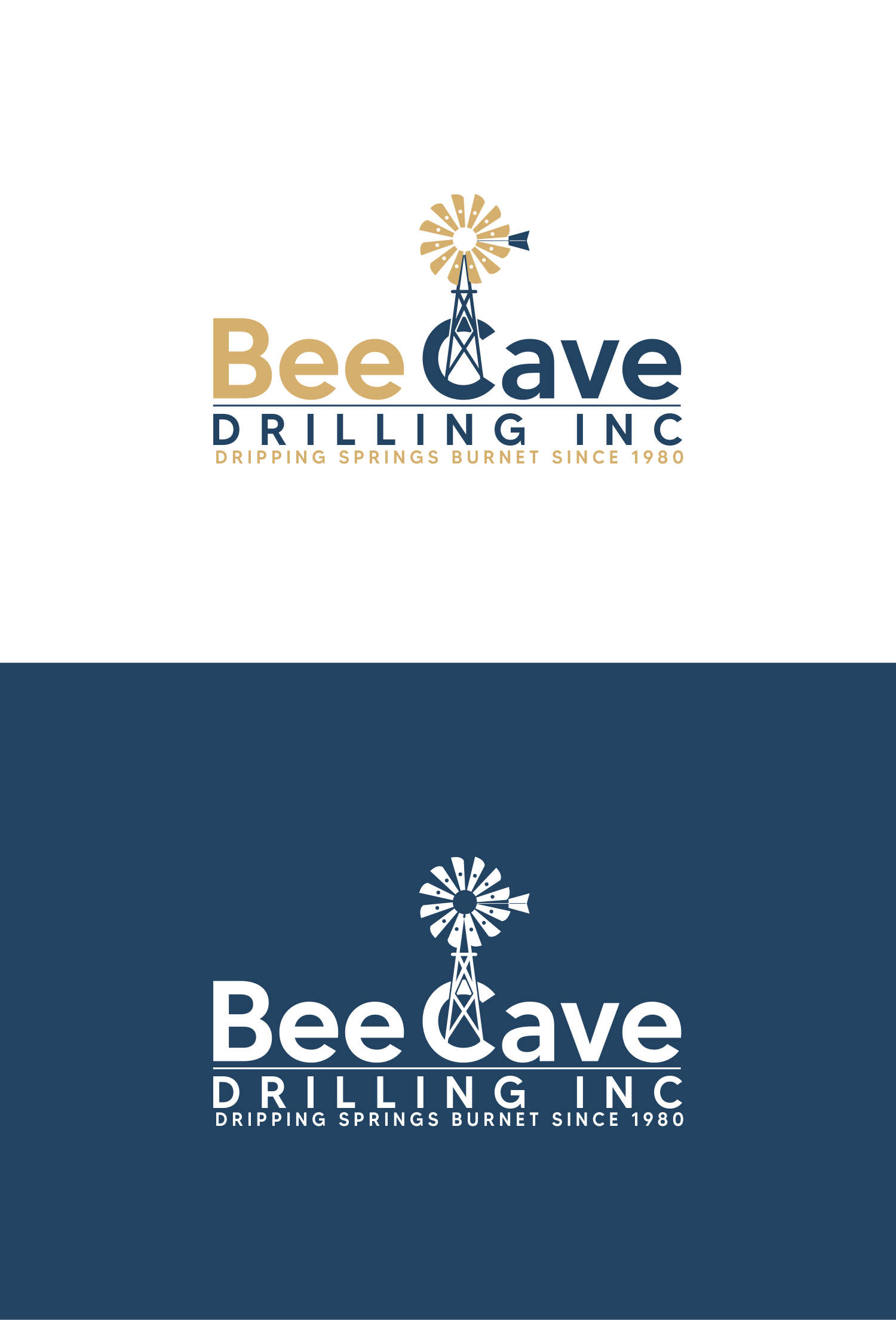 Logo Design by mike edan for Bee Cave Drilling, Inc. | Design #26788937