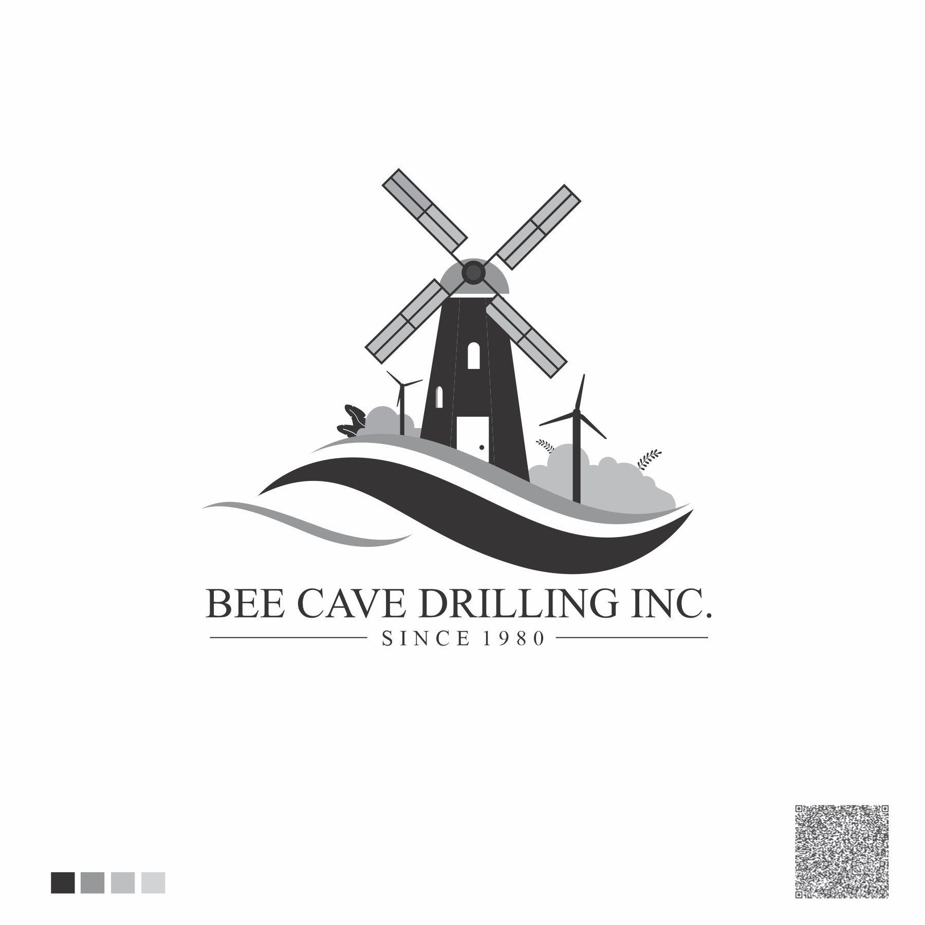 Logo-Design von ot.college creatives für Bee Cave Drilling, Inc. | Design #26795973