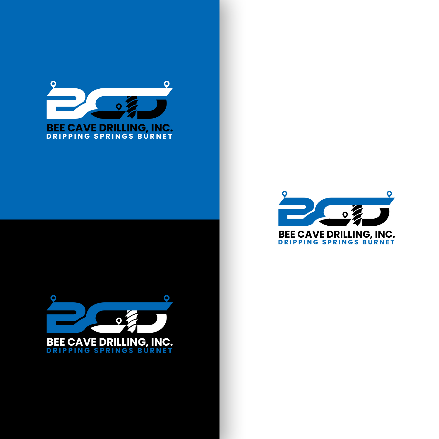 Logo-Design von NZ Creatives für Bee Cave Drilling, Inc. | Design #26777442