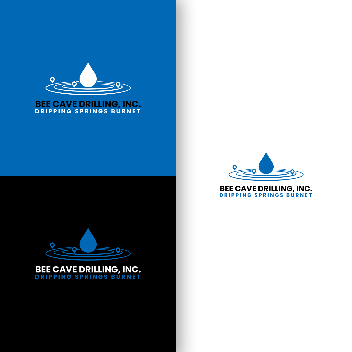 Logo-Design von NZ Creatives für Bee Cave Drilling, Inc. | Design #26777443