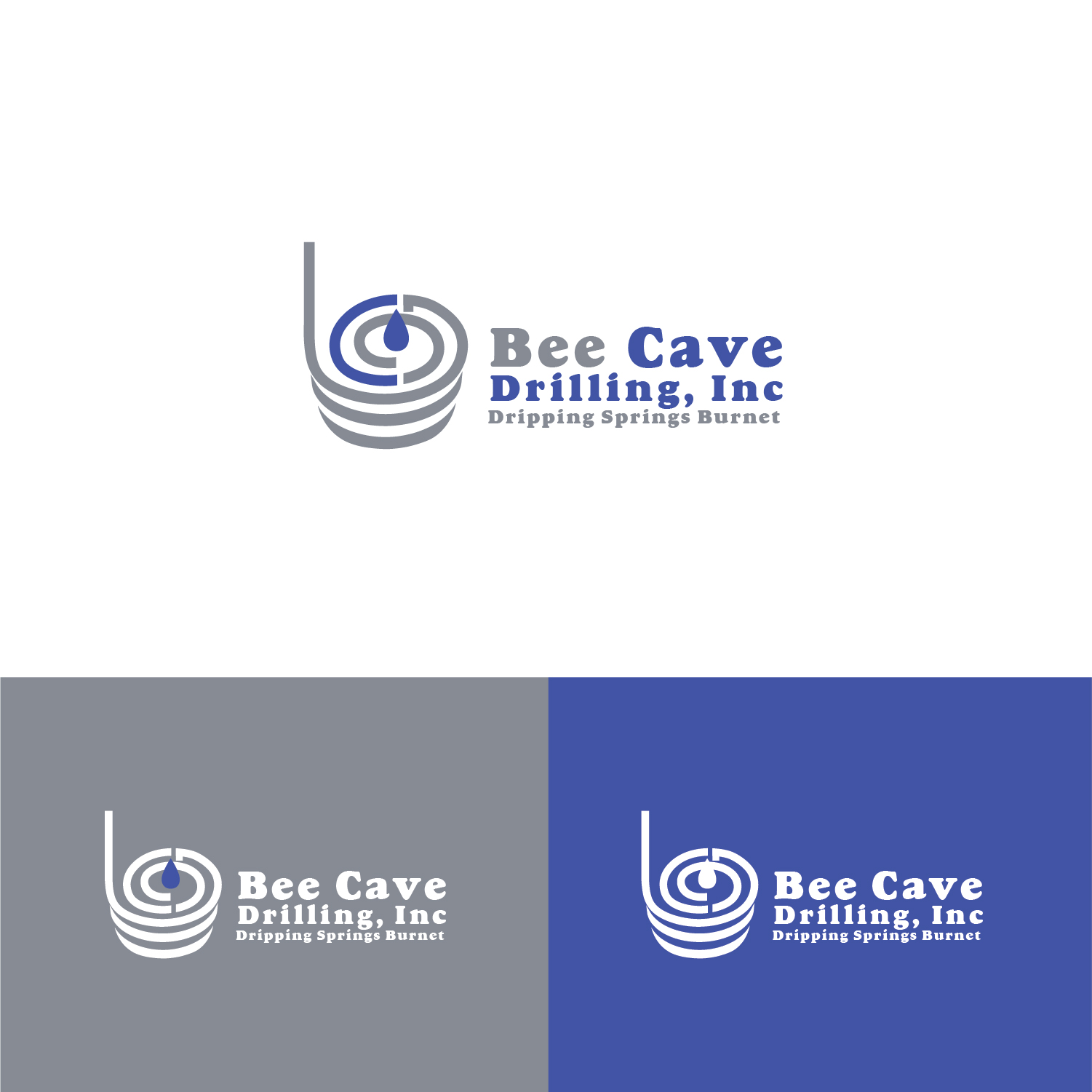 Logo-Design von Maxo-Biz für Bee Cave Drilling, Inc. | Design #26769415