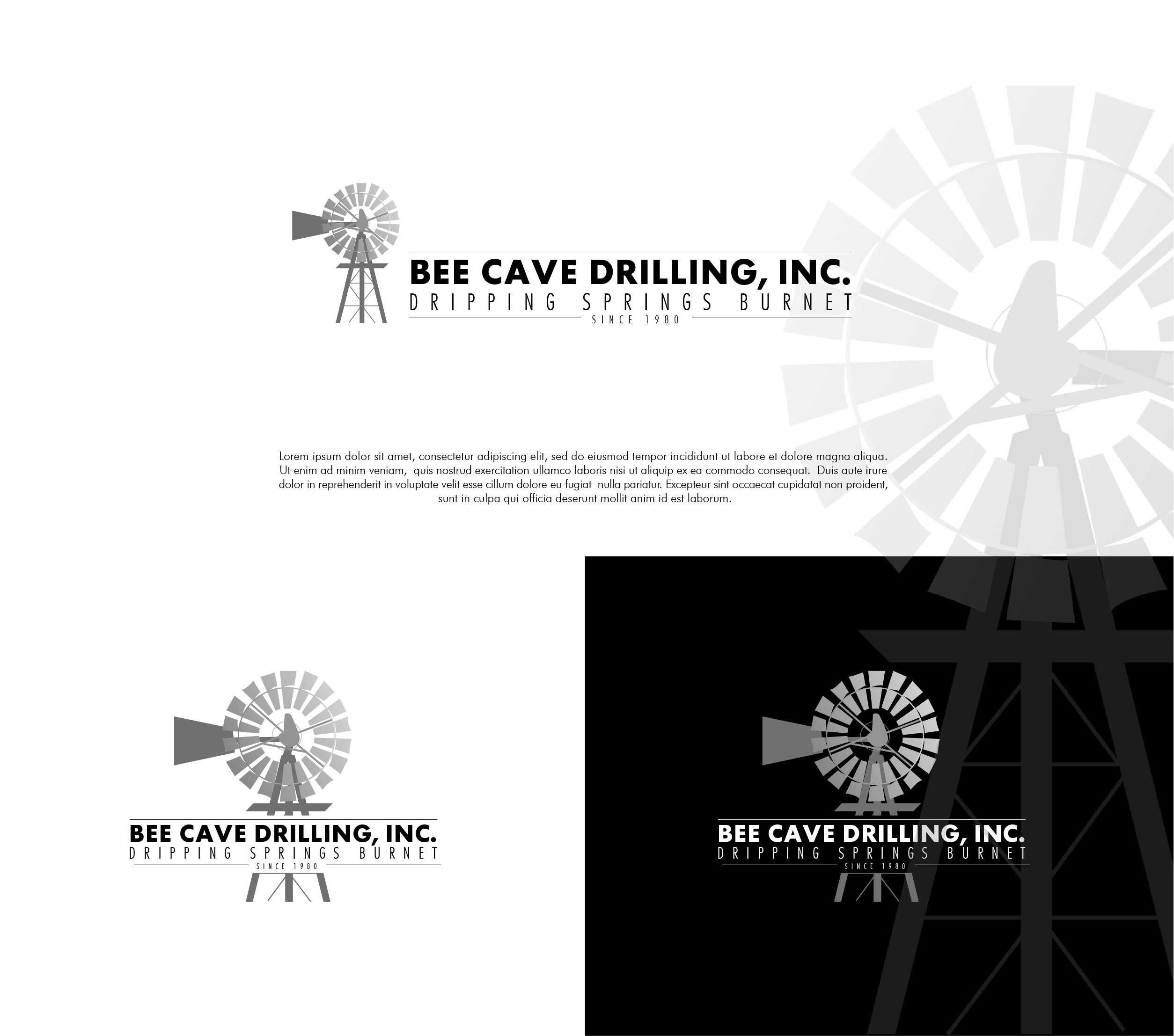 Logo Design by saifysyed Studio for Bee Cave Drilling, Inc. | Design #26789849