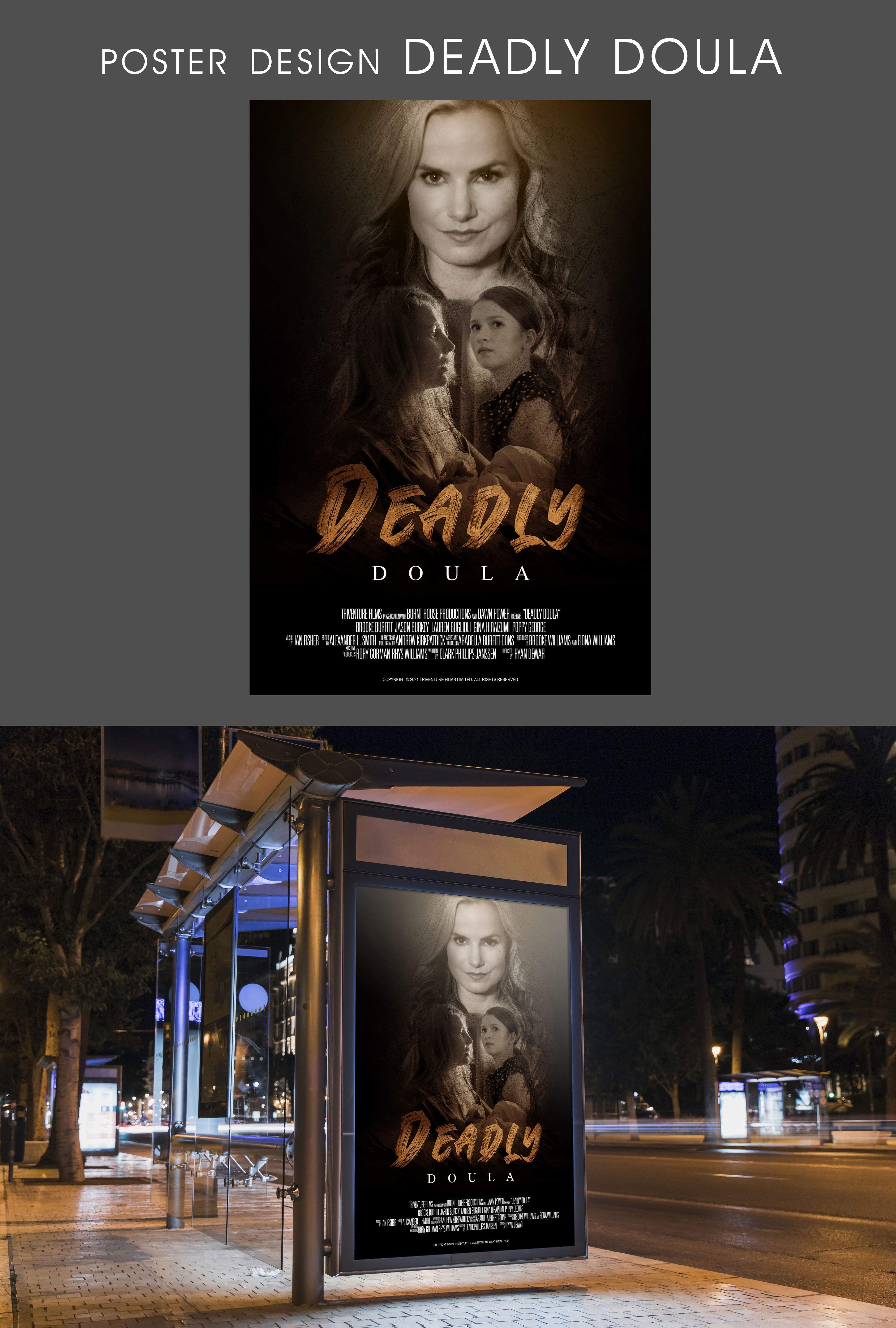 Poster Design by Jose Loaiza for Triventure Films (Mansion Mystery) Limited | Design #26788760