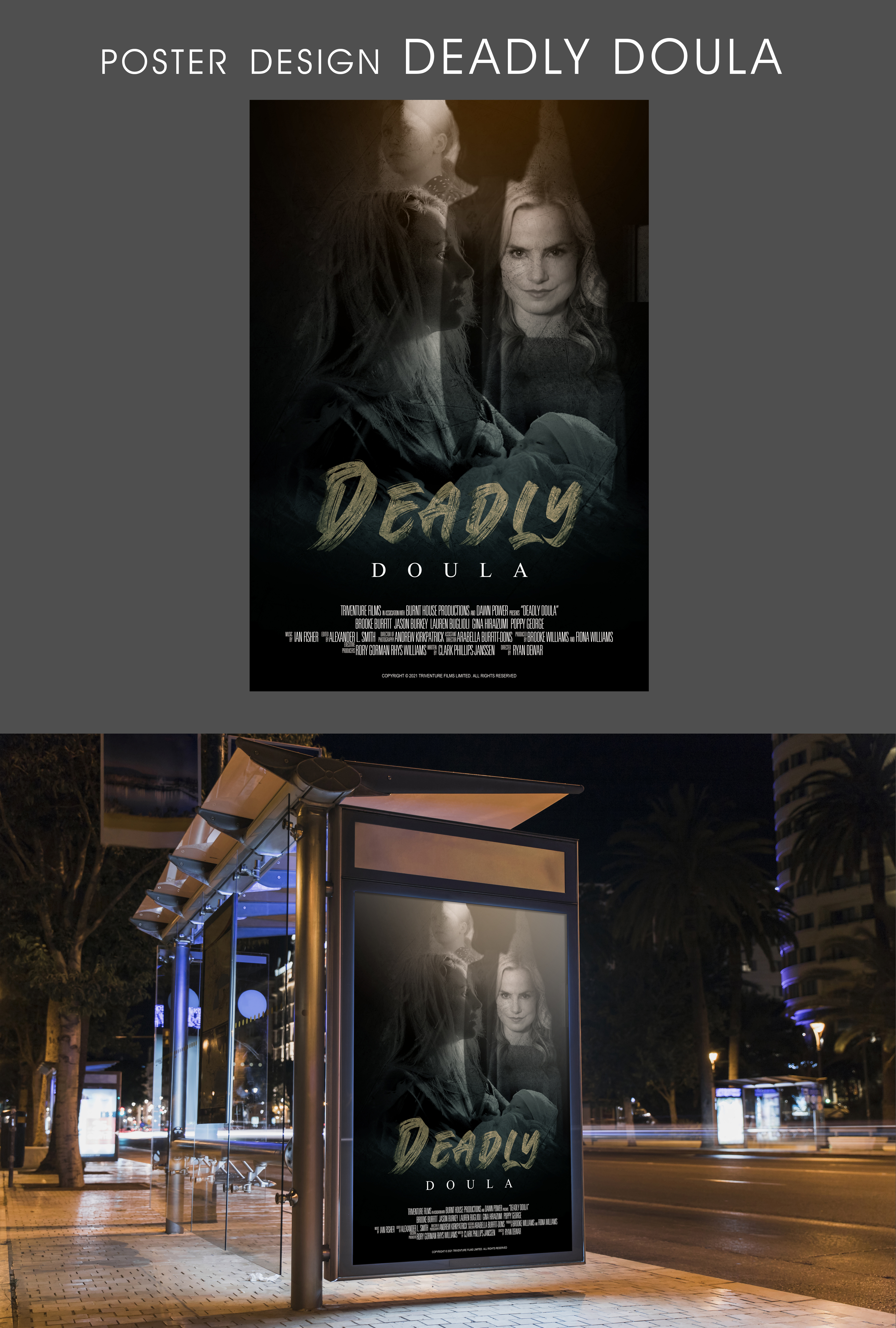 Poster Design by Jose Loaiza for Triventure Films (Mansion Mystery) Limited | Design #26788764