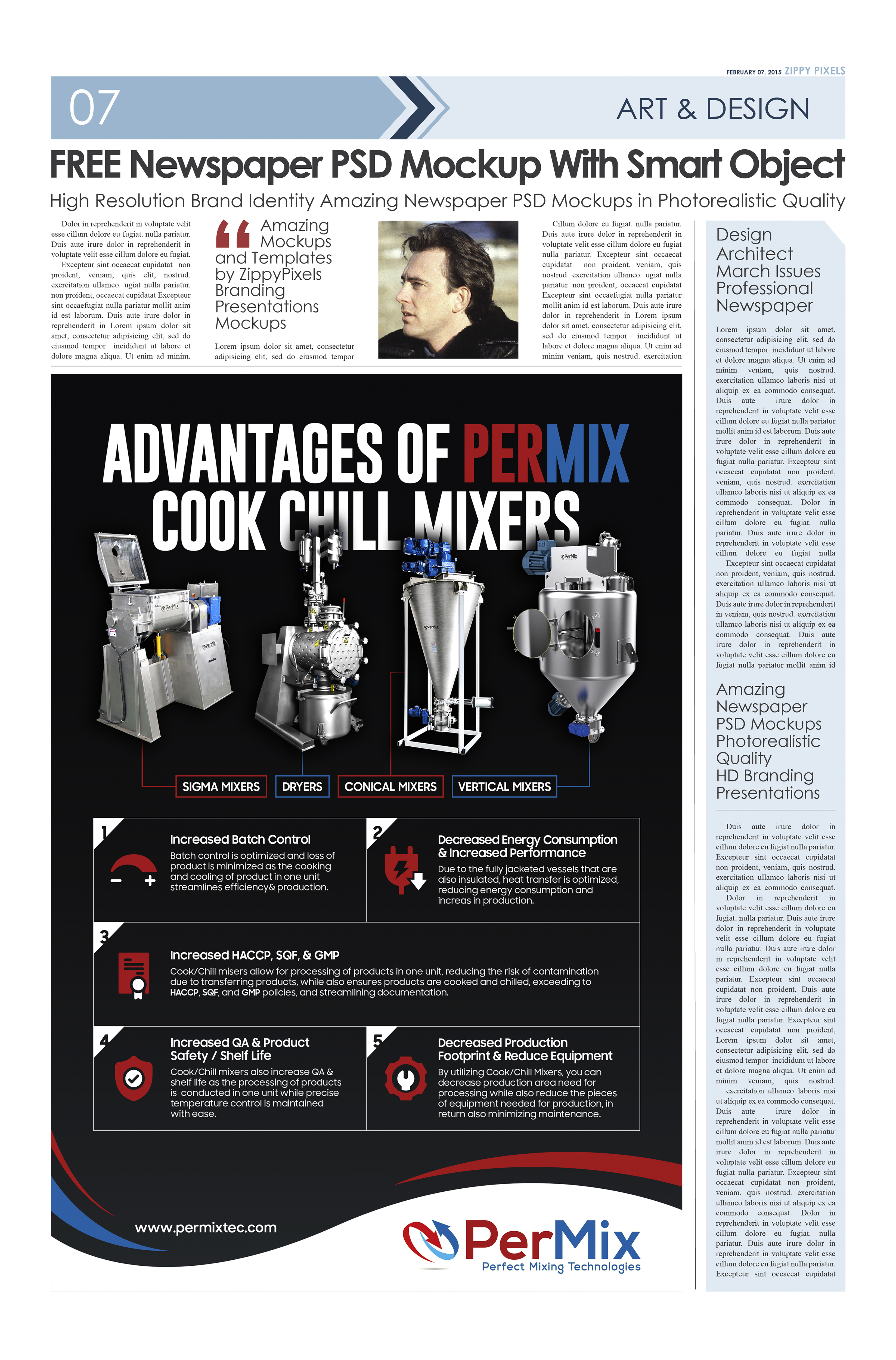 Print Design by Graphic Guy for PerMix North America | Design #26775174
