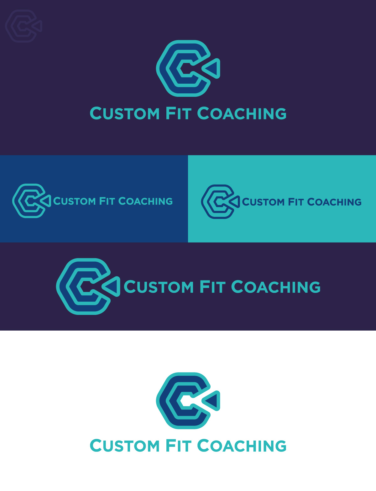 Logo Design by SpaGGy for Custom Fit Coaching | Design #26774323