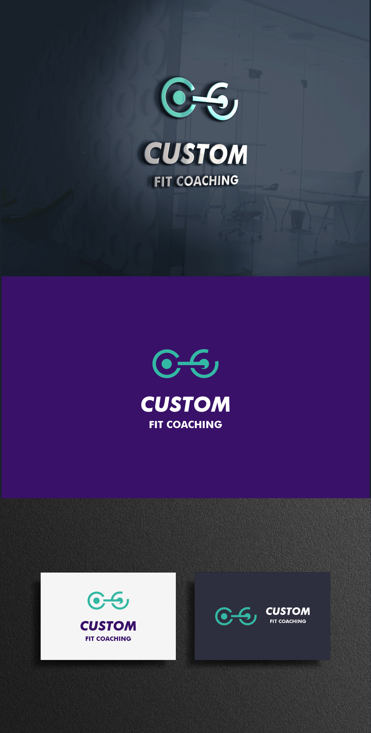 Logo Design by Omee for Custom Fit Coaching | Design #26772001