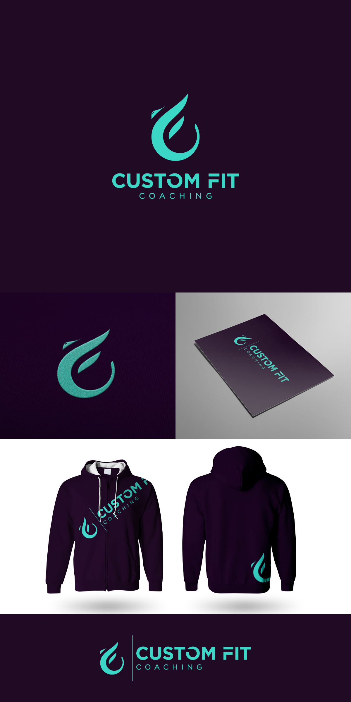 Diseño de Logo por NineOwl para Custom Fit Coaching | Diseño #26768776