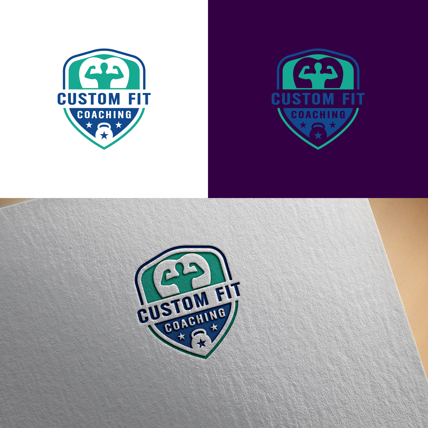 Diseño de Logo por Maxo-Biz para Custom Fit Coaching | Diseño #26767999