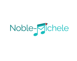 Noble-Michele, Songwr1t3r/Songwriter either written out or symbols like on the Canva logo (with a pen/pencil and a musical note). | Design de Logo par Juli creation