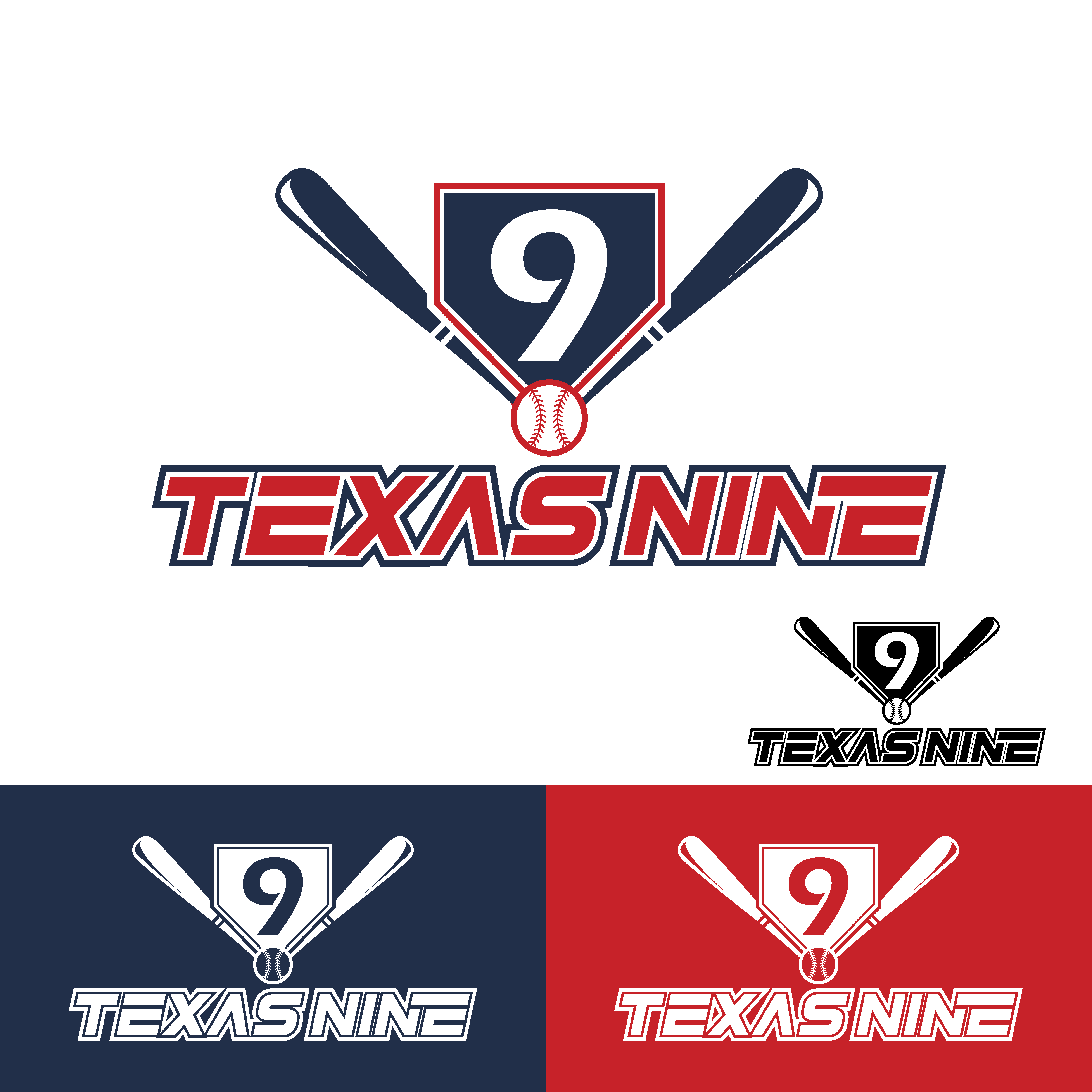 Logo Design by fly  design for Texas Baseball Club, Inc. | Design #26770378