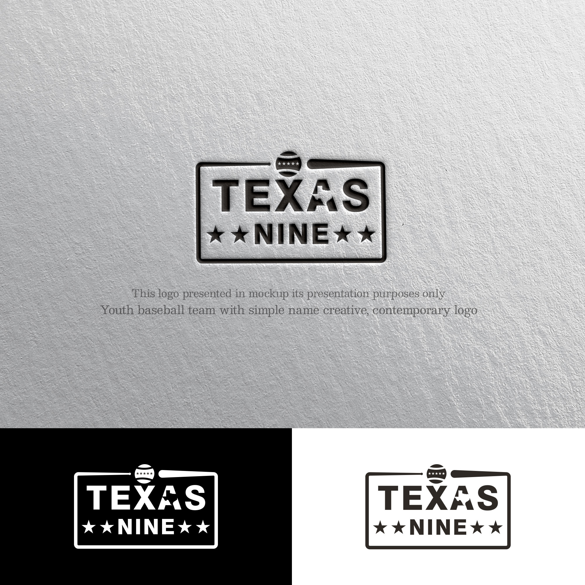 Logo Design by vidarshana 2 for Texas Baseball Club, Inc. | Design #26765523