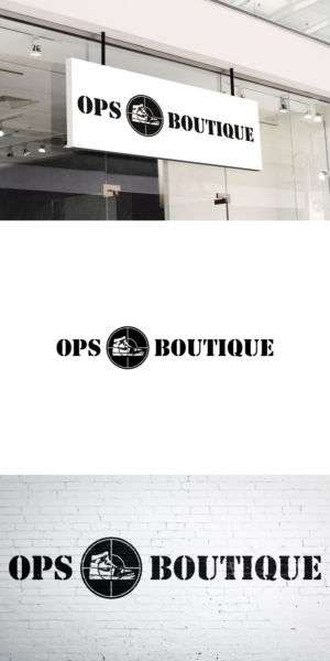 On Point Boutique or OPS Boutique | Logo Design by Oleksandr Tovarkov