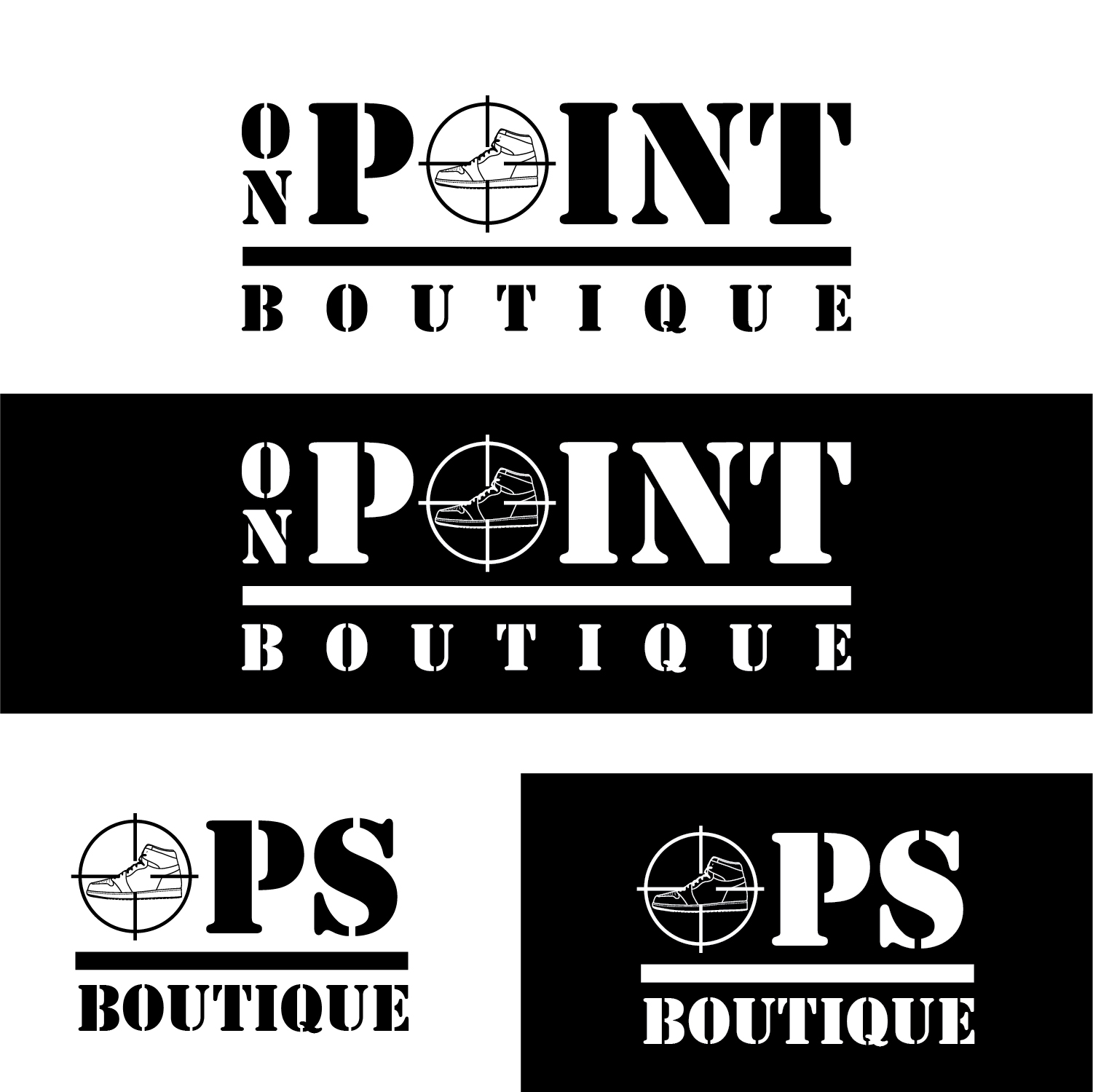 Logo Design by Maxo-Biz for On Point Sneaker Boutique | Design #26842594