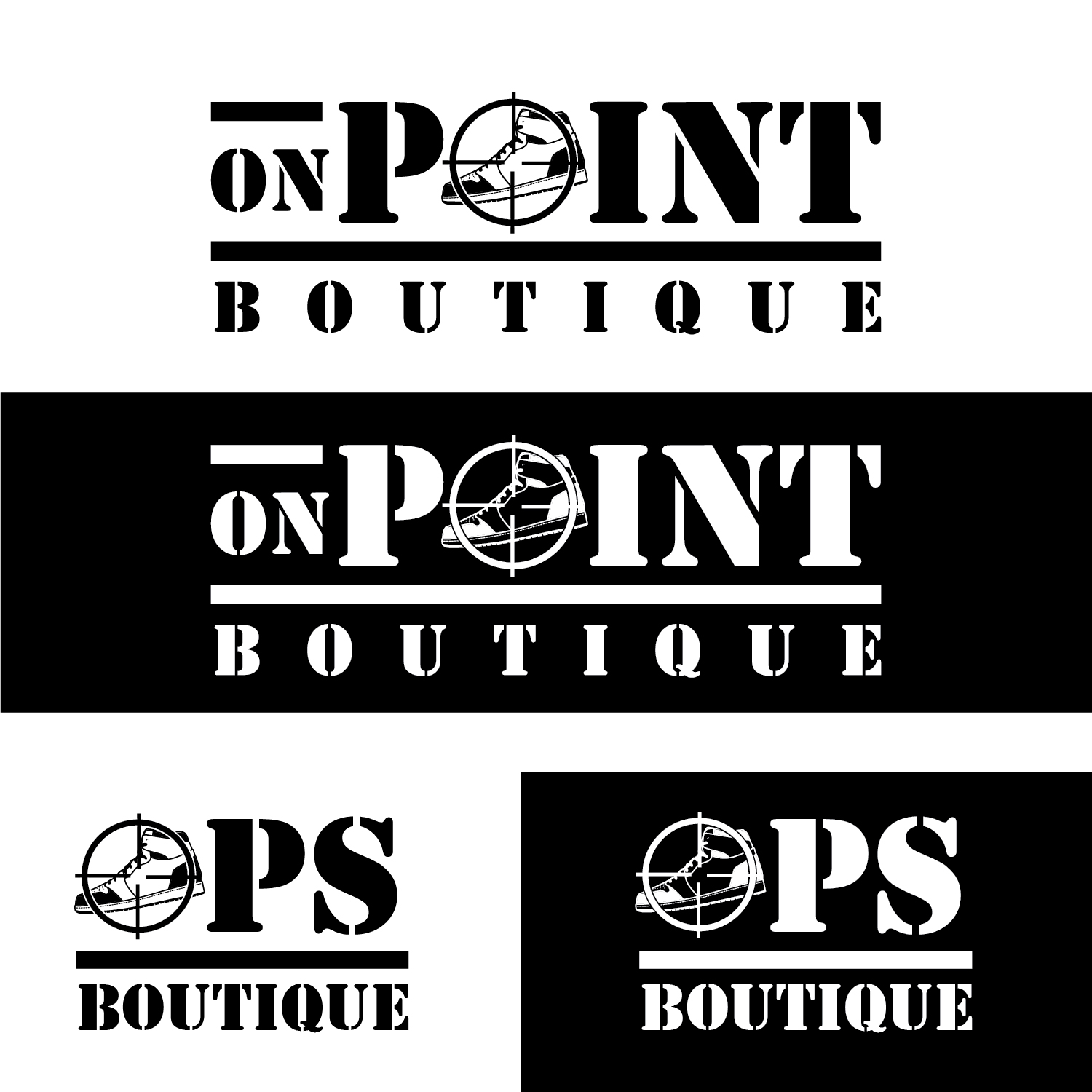 Logo Design by Maxo-Biz for On Point Sneaker Boutique | Design #26851213