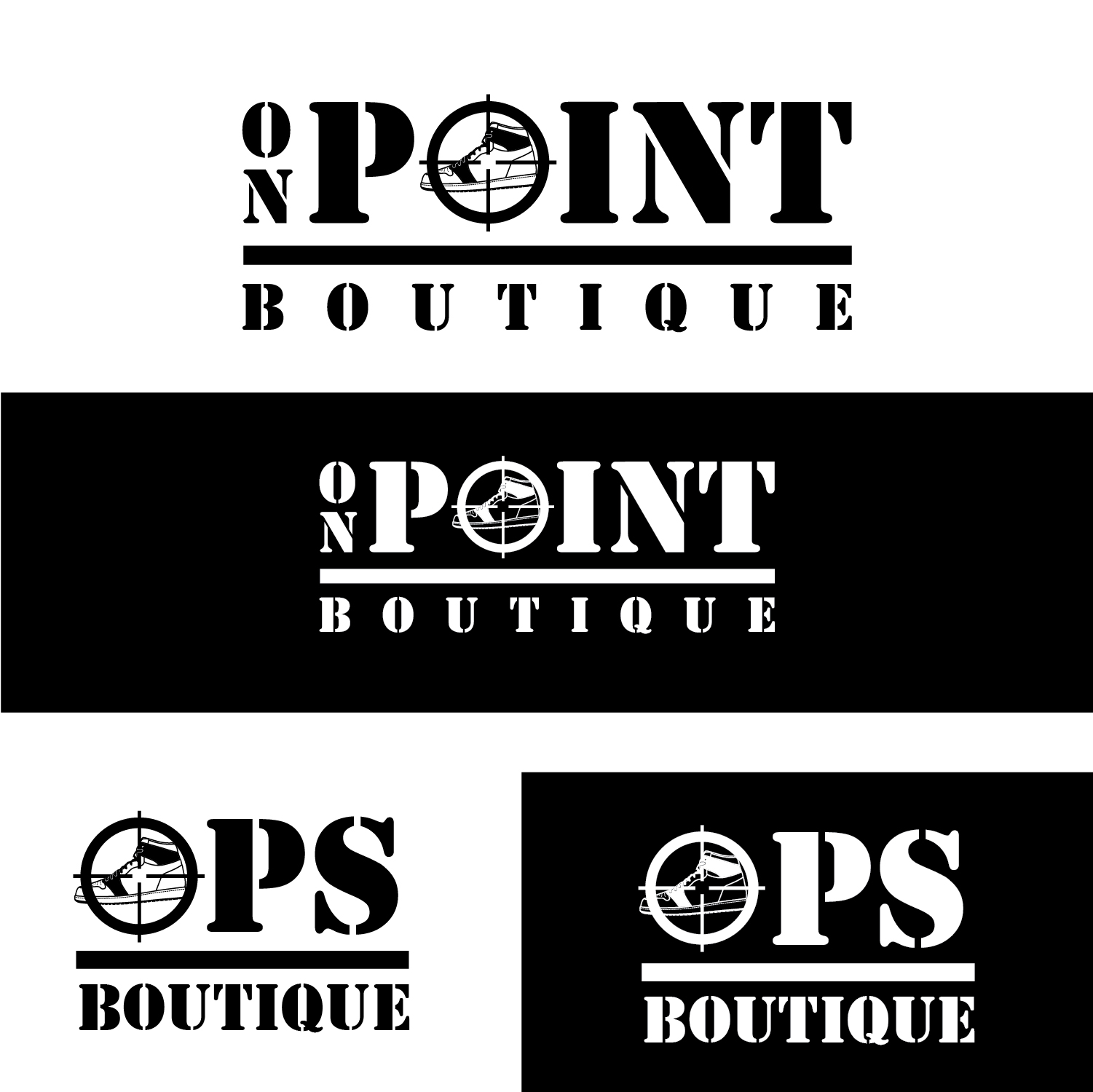 Logo Design by Maxo-Biz for On Point Sneaker Boutique | Design #26851214