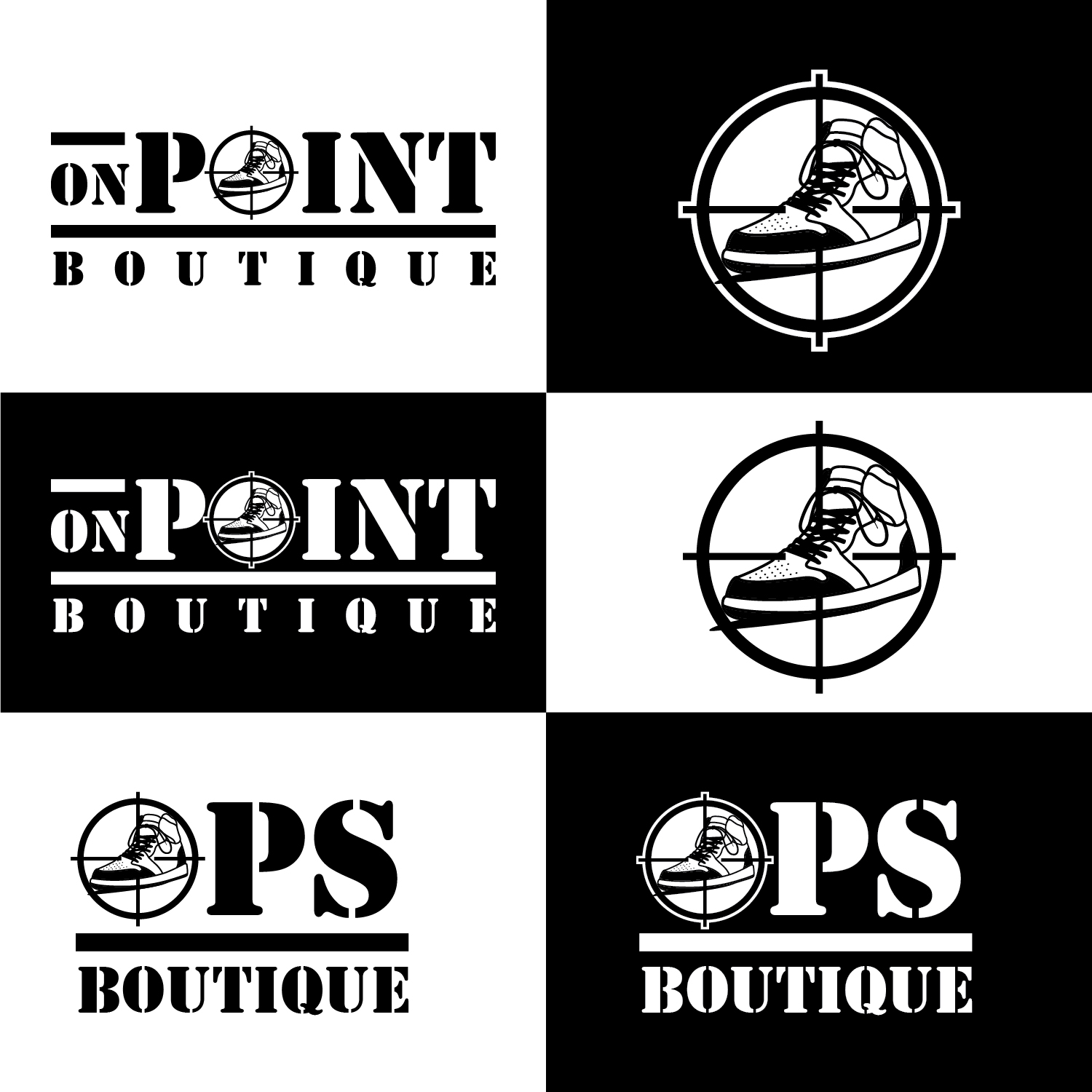 Logo Design by Maxo-Biz for On Point Sneaker Boutique | Design #26854683