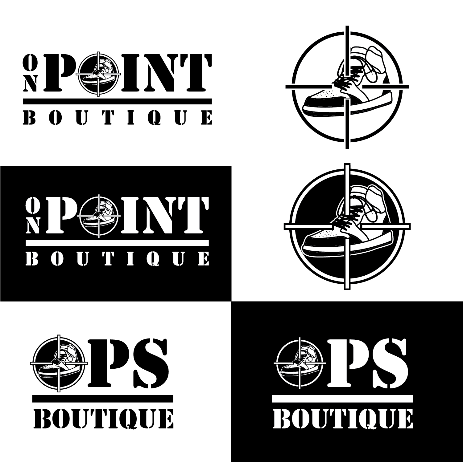 Logo Design by Maxo-Biz for On Point Sneaker Boutique | Design #26854684