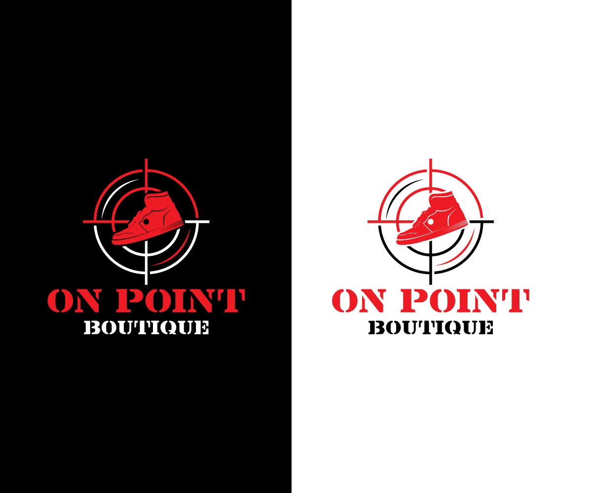 Logo Design by step forward 2 for On Point Sneaker Boutique | Design #26762086