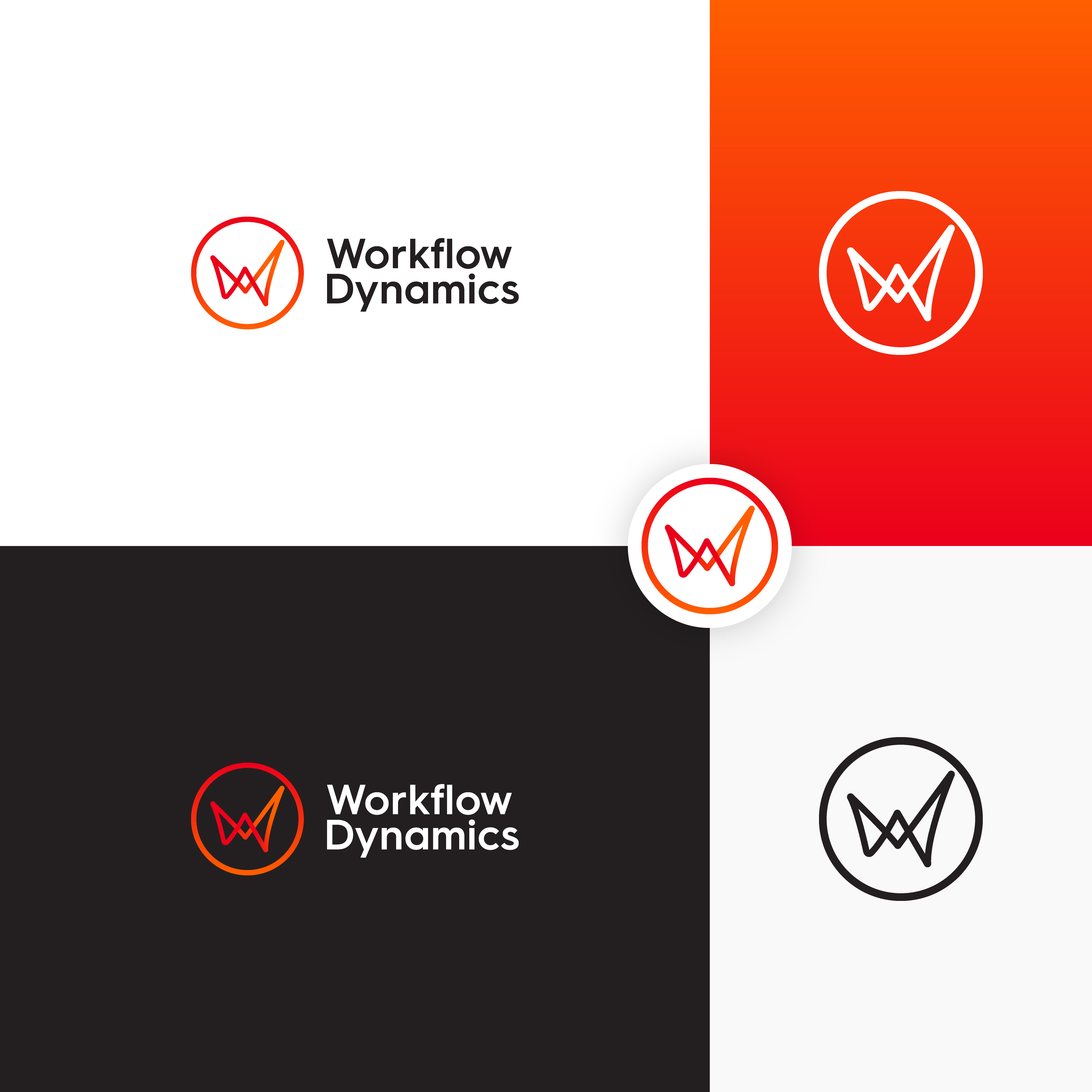 Diseño de Logo por Xler8brain para Workflow Dynamics | Diseño #26779894