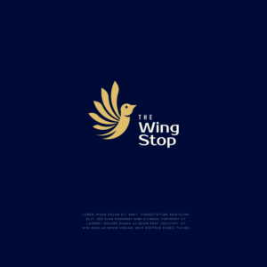 The Wing Stop | Logo Design by Ng V Duc