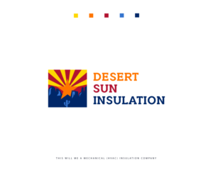 Logo Design by ecorokerz for Desert Sun Insulation | Design: #26770116