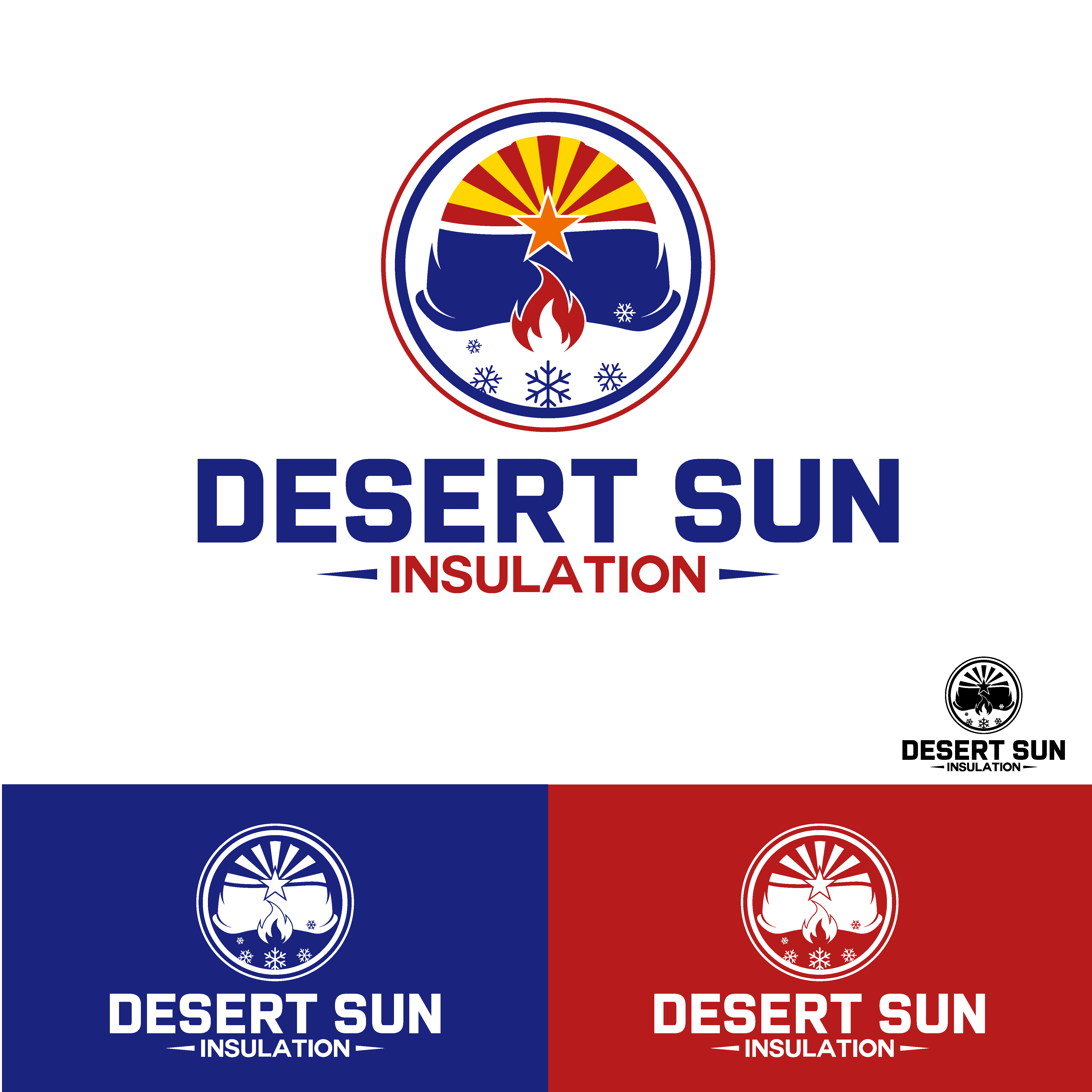 Diseño de Logo por fly  design para Desert Sun Insulation | Diseño #26776158